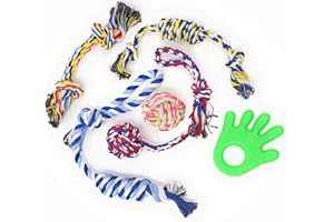 4LegsFriend Lot de 6 Jouets en Corde pour Chiens et Chiots de Petite et Moyenne Taille