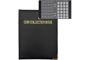 HNBTX fundas para álbum de monedas,album monedas,Aplicable album monedas 2 euros,monedas coleccion （20 * 24=480)