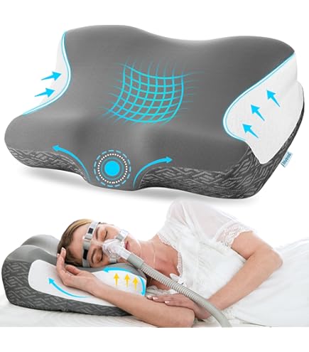 PureComfort – Side Sleeping Pillow, Height Adjustable, Ear Pain Relief, CPAP Pillow, Wrinkle Prevention, TMJ - CertiPUR-US Memory Foam with Soft Bamboo Cover (Standard PureComfort – Side Sleeping Pillow, Height Adjustable, Ear Pain Relief, CPAP Pillow, Wrinkle Prevention, TMJ - CertiPUR-US Memory Foam with Soft Bamboo Cover (Standard