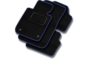 M MOTOS MOTOS tapis voiture en velours standard destiné à Renault Clio V depuis 2019 - Standard, Tissé, Bleu - Découvrez un nouveau confort de conduite avec un jeu de tapis de sol voiture en velours pour votr
