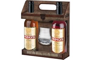 ‎ORIGINAL WIKINGER MET Wikinger Met Lagerfeuer-Set (2 x 0,75 L) inkl. Haithabu-Glas – Original & Roter Met Honigwein – Honigmet ideal pur, als Aperitif oder Heißgetränk – 11 & 6 % Vol. Met