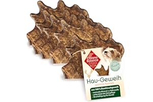 ChronoBalance® XS (5 zestaw.) Zamszowe poroże dla psów: w 100% naturalna zabawka do żucia, zestawyft uwalniający, pielęgnacja zębów dla psów, przekąska bogata w minerały i składniki odżywcze.