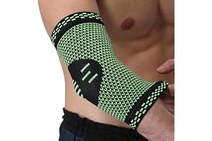 Neotech Care - Armbågsstöd - material av bambufiber 3D-väv stickad - elastisk och andningsaktiv - för golf, tennis, sport - h