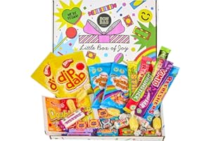 BON BAG - Retro Sweets Gift Box Selection. All Vegan Sweets Hamper Box Packed With Old School Retro Candy. Great For Kids, Birthday Gifts For Women And Men, Halloween, Christmas, Thank You And More