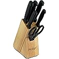 Prestige Knife, stainless_steel, 7 Piece Set with Block