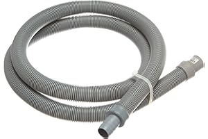 Xavax Rallonge pour tuyau d' évacuation (pour tuyau de lavage et de lave-vaisselle, tuyau de vidange, 1,5 m, 1 pièce) Gris