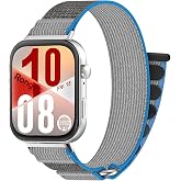Rongep [Hook Loop] Huawei Watch Fit 5/Fit 5 Pro/Fit 4/Fit 4 Pro/Fit 3 ile Uyumlu Kordon Cırt Cırt Tasarım Fit 5 Kordon Nefes 
