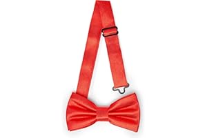 Ladeheid Papillon per bambini maschi - Pre-legato, banda regolabile, design lucido, ideale per matrimoni, compleanni, inizio scuola - Resistente e stiloso Dimensioni 10cm x 5cm BKS