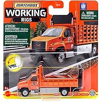 Matchbox Working Rigs International Workstar 7500 | Autocarro Ribaltabile Scala 1:64 | Camion Giocattolo Blu Con Cassone Mobile
