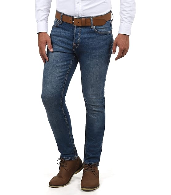 Ubbo Herren Jeans Hose Denim Stretch Slim Fit - Glenn