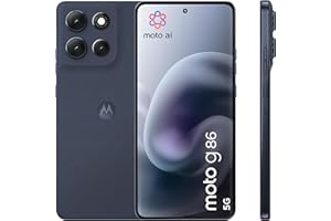 Motorola Moto g86 5G Smartphone (6,67“-Super-HD-Display, 50-MP-Kamera mit Moto-AI, 8/256 GB, 5100 mAh, Android 15) Pantone Spellbound, inkl. Schutzcover