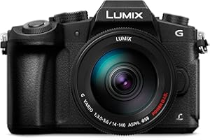 Panasonic LUMIX DMC-G81HAEGK Systemkamera 4K mit 14-140 mm MFT Objektiv, 16 MP, Dual I.S., Hybrid-Kontrast-AF, 4K Fotokamera, schwarz