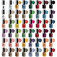 Envie de Color Nail Polish Set - Complete Collection of 48 Bright, Pearl, Pastel, and Classic Colours in a Designer Box (Set A+B - 48 Colours)