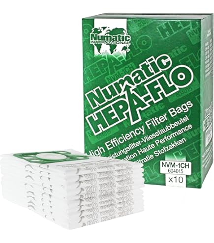 20 Sacchetti per aspirapolvere Numatic James