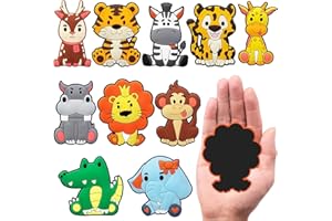 ALUNME Cute Multi-Animal Fridge Magnets, Full-Back Magnet Magnetic Toys, Fun Educational Gift for Kids(Animal)