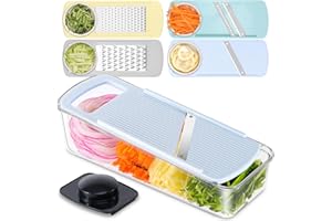 Geedel Mandoline Vegetable Slicer, 4 in 1 Multi-Function Mandoline Slicer Vegetable Cutter