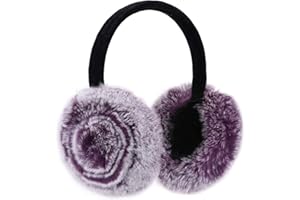 Onmygogo Cache-oreille en fausse fourrure pour l'hiver, doux, chaud et pliable