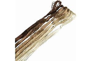 ‎MINGGUXIUYI MINGGUXIUYI 6 Farben reine Maulbeerseide à 22 m, edles Seidengarn für feine Handarbeiten und Kunststickerei (22)