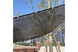 HFDASUENT Malla Sombreadora 95% Red Sombra de Malla Solar Sombra Paño Red de Sombra de Privacidad Transpirable para Patio Piscina Jardín, Negra (2×8m(6.56×26.25ft))