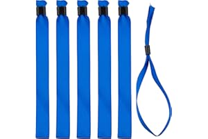 IBOO - 100 Bracelets d'Identification Bleu en tissu pour événements – Fermeture en plastique pour plus de sécurité – Bracelets en satin de qualité agréable identification VIP, soirée