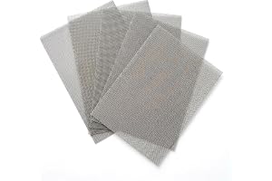 5 st 20Mesh Rostfritt Stål Gnagarnät 300x210 mm | 5 st 20 nät rostfritt gnagarnät, finvävd, för dräneringsskydd, fönster, dörrar, filter, rostfri och hållbar, 300 x 210 mm