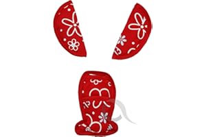 OLOBABY Belts Pads Shoulder Strap and Crotch Cover fits Maxi COSI Cabriofix Cabrio car seat (P067-red)