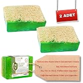 Organicsun Doğal Kabak Lifli &Ccedil;ay Ağacı Sabunu 120 Gr x 2 Adet T&uuml;m Cilt Tipleri İ&ccedil;in Sivilce ve Siyah Nokta Karşıtı