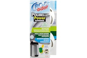 CROC ODOR CROC ODEUR DÉSODORISANT POWER NEUTRALISE L'ODEUR-POUBELLE DE CUISINE-ODEUR