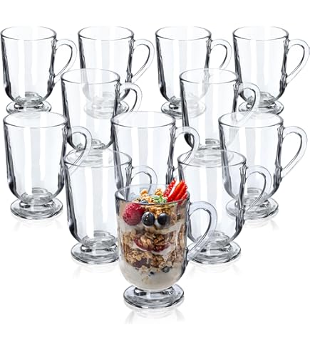 CiCi HOME ELYSIA Turkse theeglazen set, kristallook, 12-delig