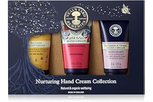 Neal's Yard Remedies Nurturing Hand Cream Gift Set, With Bee Lovely, Wild Rose, Geranium & Orange, Cruelty-Free, Set of 3