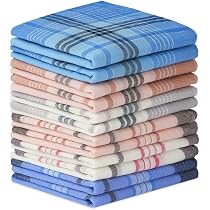 Betz 12 fazzoletti da naso per uomo Lord 1 misura 40 x 40 cm 100% cotone Design 35 Color 6 pezzi