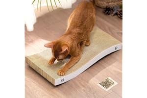 COCHING Conlun - tiragraffi per Gatti Cartone - tiragraffi Cartone per Gatti con Texture AntiGraffio Premium, Durevole, Reversibile