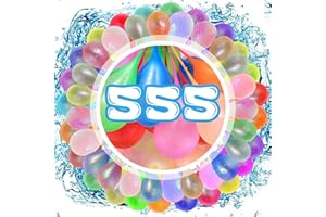 Mayfun 555 Pcs Globos de Agua, Colorido Globos de Agua Autosellantes con Accesorio de ayuda de Llenado para Grifo, Fácil de Llenar, para Verano Playa, Jardín, Actividades De Juego Al Aire Libre