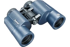 Bushnell - H2O 2 - Binocolo - 12x42 Porro blu scuro - Completamente multicoated - Impermeabile/antiappannamento - Conchiglie oculari Twist Up - Watersport - Nautica