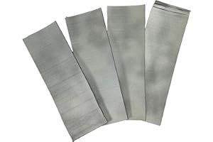 WELDINGER Dachrinnen Pflaster Zink 4 Stück 250 x 80mm zur Reparatur von Dachrinnen