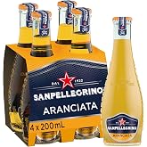 San Pellegrino Portakal Aromalı Gazlı İ&ccedil;ecek Cam Şişe 4x200 ml