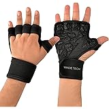 Wacie Tech Guanti Crossfit Palestra Uomo Donna Antiscivolo Grip Potente e Traspirabilità per Calisthenics Bodybuilding e Stam