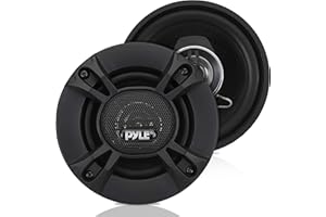 Pyle Car Stereo Speakers 10.16cm, 2-Way 240W Coaxial Loudspeakers, Universal OEM Replacement for Vehicle Door/Side Panel, Pro Audio Sound, Black (Pair)
