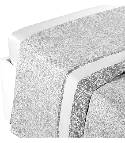 Lenzuolo Sopra Fazzini Matrimoniale 250x295cm - Percalle Cotone 200TC Blu Fog Made In Italy - Foto 4