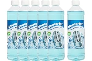 DIE SEIFENBLASE Cleanerist urządzenie do czyszczenia golenia do uzupełniania, nadaje się do golarek Braun Clean & Renew Synchro Activator i Pulsonic Series 3/5/7/8/9, (6 x 1 litr)