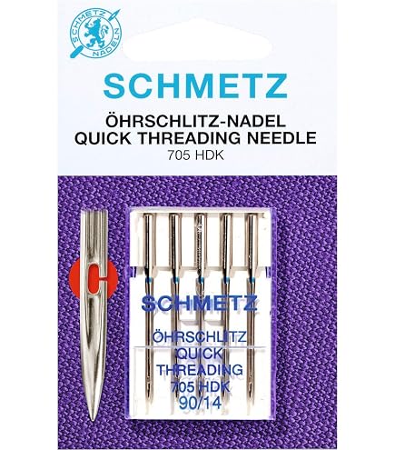 5 Aiguilles Machine à Coudre SCHMETZ Super Stretch - 2x 75/11 Et 3x 90/14 - Pour Tissus Élastiques