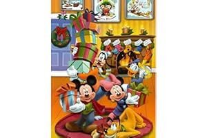 MOGTAA Christmas Diamond Painting Kits for Adults, Cartoon 5D Diamond Painting for Kids, Diamond Arts for Beginners, DIY Full Drill Diamond Arts and Crafts Painting for Home Decor 30x40cm