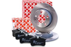 GENERISCH febi bilstein Bremsenset Hinterachse inkl. Bremsscheiben hinten Ø 230 mm voll und Bremsbeläge hinten Kompatibel mit VW B O R A, GOLF, POLO, NEW BEETLE AUDI, SEAT IBIZA, CORDOBA, SKODA ROOMSTER, FABIA