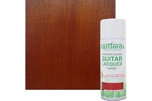 dartfords Dark Rich Mahogany Nitrocellulose Guitar Lacquer - 400ml Aerosol