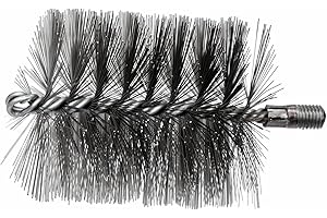 KEYMET Boiler Brush Heater Brush Oven Brush Pipe Brushes 70/100 M12 Steel Wire