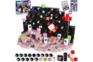 GOODY KING Magnetyczne klocki magnetyczne, budowanie świata kosmicznego, 100 sztuk, magnetyczne bloki, Boże Narodzenie, prezenty dla 5, 6, 7, 8, 9, zabawka kosmiczna, dla dzieci od 5 lat