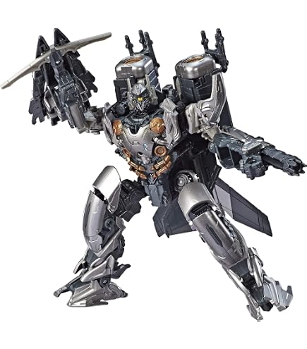Transformers Toys Studio Series 92 Deluxe Class The Last Knight Crosshairs Action Figure – Età 8 in su, 11,4 cm