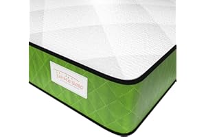 TWINKLESLEEP TWINKLE SLEEP Kids' Memory Foam Mattress - 2ft6 Single | Green | Gentle 20cm Thick Support for Deep Sleep | Orthopaedic Design for Body Alignment & Comfort | Breathable, Hypoallergenic & UK Made