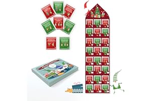 Calendario de Adviento 2025 Elfin de Té de Acorus, 24 Bolsitas de Te Navidad para la Cuenta Atrás, Calendario Adviento 2025 - Idea de Regalo para el Período Festivo de Invierno