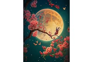 YZDZSW Diamond Painting, 5D Diamond Painting Set, DIY Cross Stickerei Malerei Kits with Accessories Arts Craft for Home Decor Wall 30 x 40 cm Landschaft